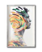 Cargar imagen en el visor de la galería, Cuadro Decorativo Art Faces 007 - Rostro Abstracto Masculino
