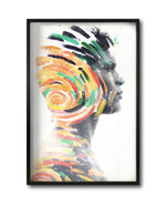 Cargar imagen en el visor de la galería, Cuadros decorativos Canvas Rostro Abstracto Masculino Modernos para sala. Galería314.Cuadro Moderno, Minimalista, Boho y elegante. Colorido. Decoración de interiores. Interiorismo. 007
