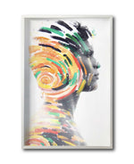 Cargar imagen en el visor de la galería, Cuadro Decorativo Art Faces 007 - Rostro Abstracto Masculino
