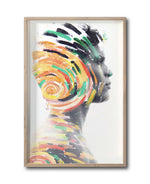 Cargar imagen en el visor de la galería, Cuadro Decorativo Art Faces 007 - Rostro Abstracto Masculino
