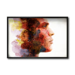 Cargar imagen en el visor de la galería, Venta de cuadros decorativos Rostro Abstracto Masculino de calidad para tu comedor. Moderno, Minimalista y elegante. Colorido. Decoración de interiores. Interiorismo. 015
