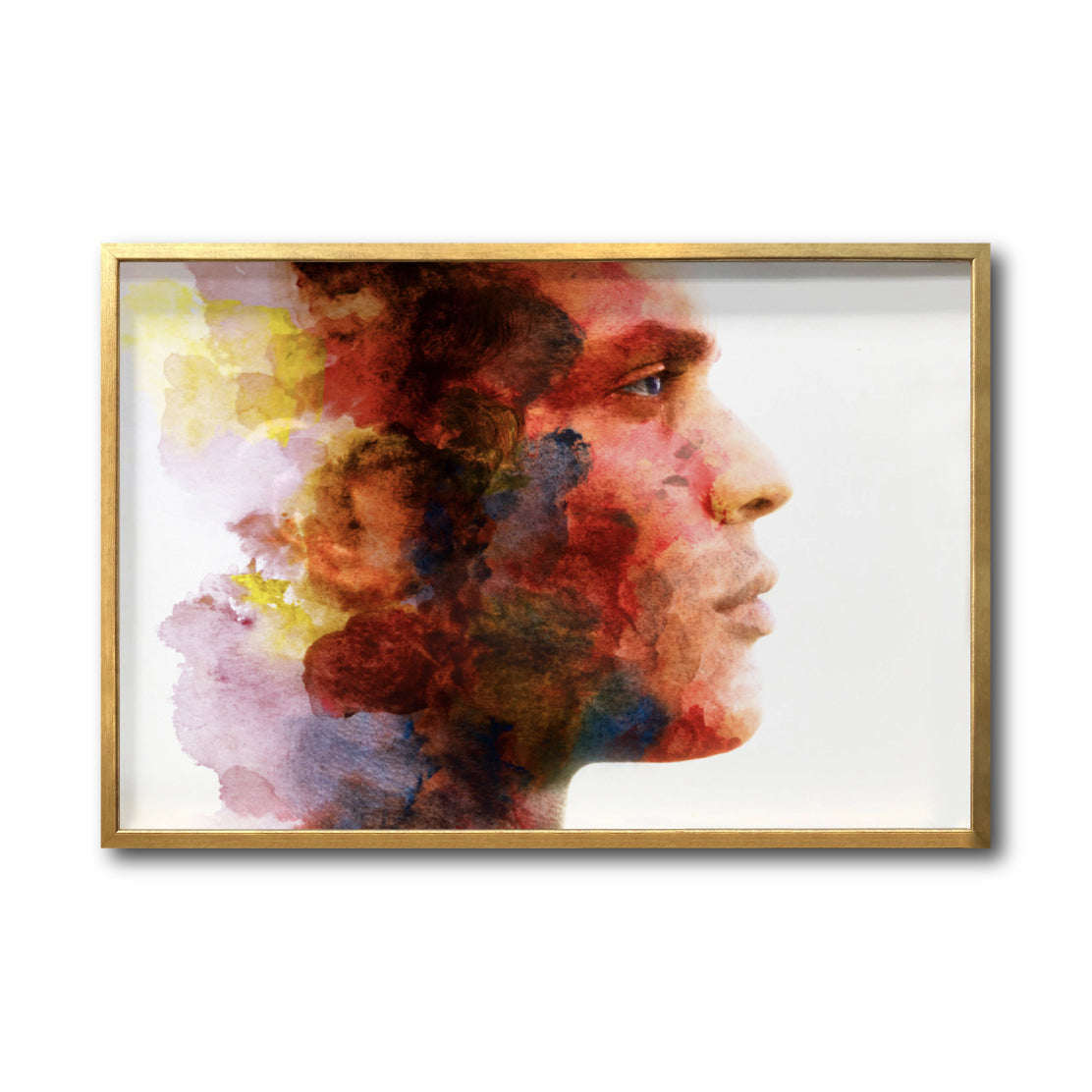 Cuadro Decorativo Art Faces 015 - Rostro Abstracto Masculino