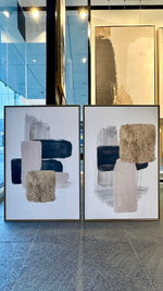Cargar imagen en el visor de la galería, Set de 2 Cuadros Decorativos Abstract Colors 3-349-Diptico
