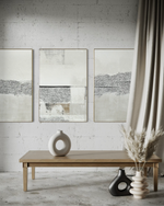 Cargar imagen en el visor de la galería, Set Cuadros Decorativos Abstract Colors 2 - 265 - Triptico Moderno y Elegante Arte Estilo Boho con Textura en Tonos Neutros
