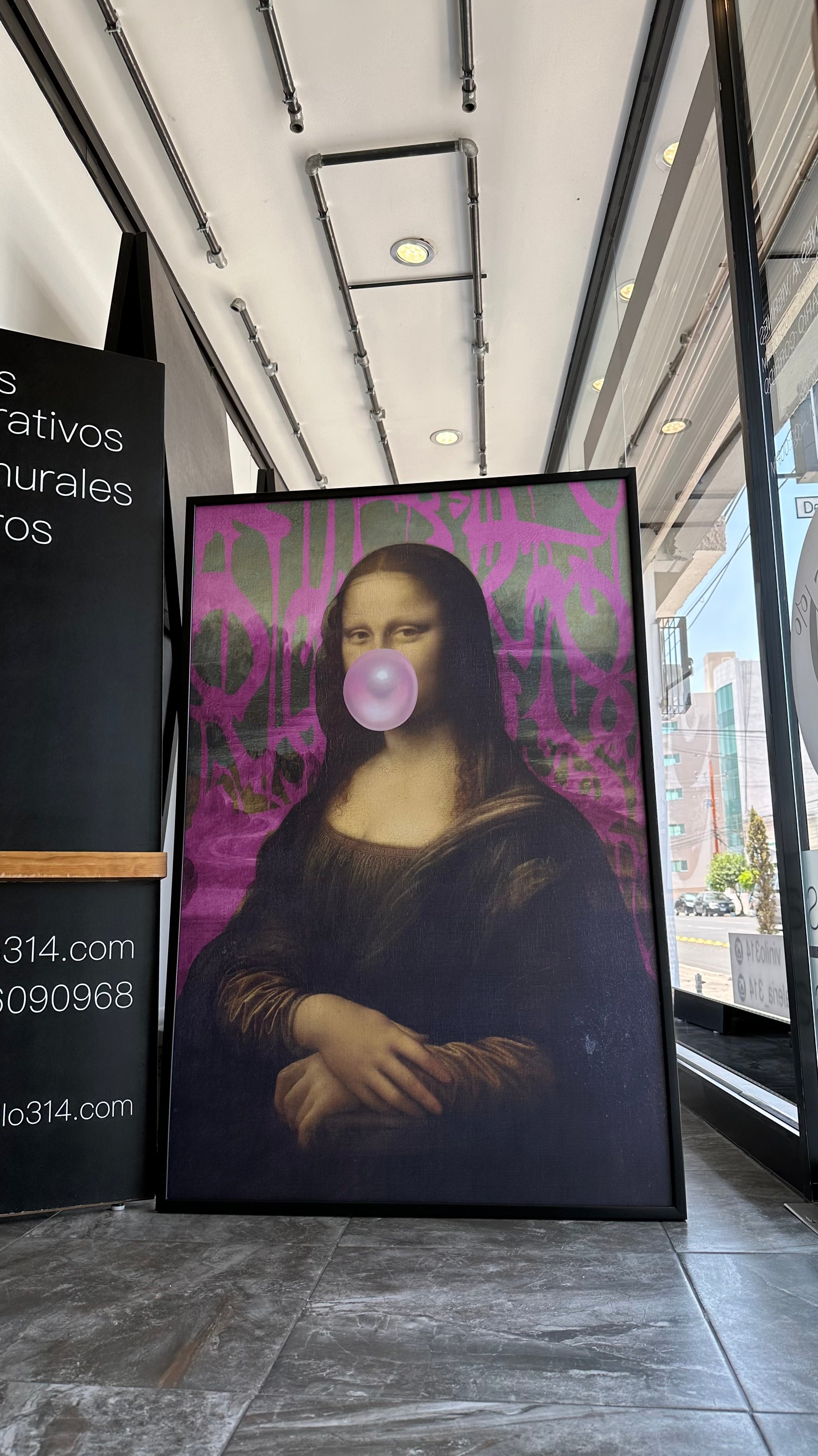 Cuadro Decorativo Bubble Gum 008 Mona Lisa