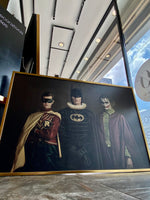 Cargar imagen en el visor de la galería, Cuadro Decorativo Personajes Época 018 Superhéroes Batman, Robin y Joker
