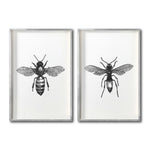 Cargar imagen en el visor de la galería, Set 2 Cuadros Decorativos Insectos 008 Abeja - Avispa
