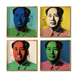 Cargar imagen en el visor de la galería, Set Cuadros Decorativos Warhol 006 Pop Art Mao Tse Tung
