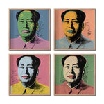 Cargar imagen en el visor de la galería, Set Cuadros Decorativos Warhol 007 Pop Art Mao Tse Tung
