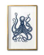 Cargar imagen en el visor de la galería, Cuadros decorativos Canvas Animales Marinos Pulpo elegante para sala en México. 026 Cuadro Moderno, elegante.
