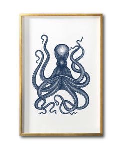 Cuadros decorativos Canvas Animales Marinos Pulpo elegante para sala en México. 026 Cuadro Moderno, elegante.