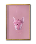 Cargar imagen en el visor de la galería, Cuadro Decorativo Pink 032 -Bulldog Rosa Doggy Splash
