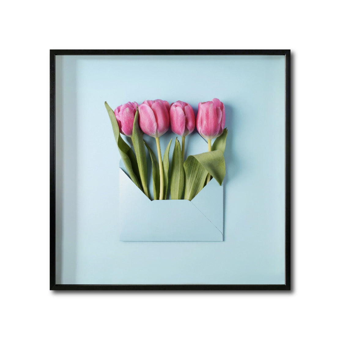 Cuadro Decorativo Pink 034 - Sobre Tulipanes