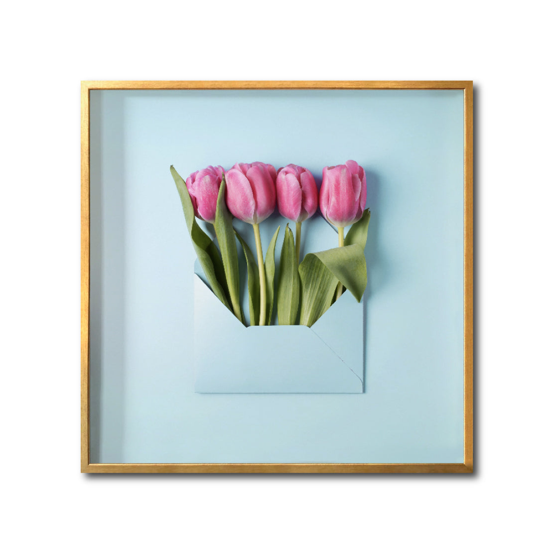 Cuadro Decorativo Pink 034 - Sobre Tulipanes