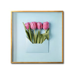 Cargar imagen en el visor de la galería, Cuadro Decorativo Pink 034 - Sobre Tulipanes
