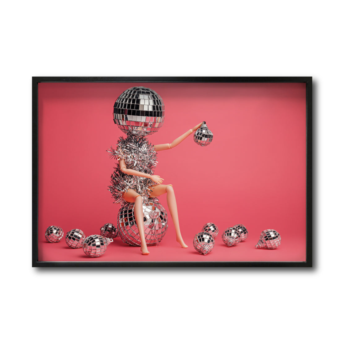 Cuadro Decorativo Pink 037 - Disco Barbie