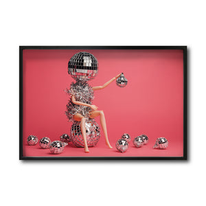 Cuadro Decorativo Pink 037 - Disco Barbie