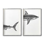 Cargar imagen en el visor de la galería, Set Cuadros Decorativos Marino 053 Tiburón
