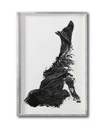 Cargar imagen en el visor de la galería, Cuadro Decorativo Roots 016 - Siluetea Perro Abstracto Blanco y Negro
